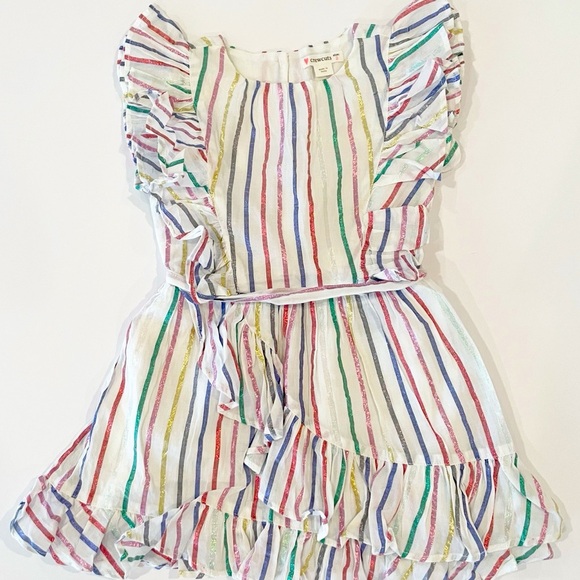 Crewcuts 2T ruffle faux-wrap dress - Picture 2 of 7